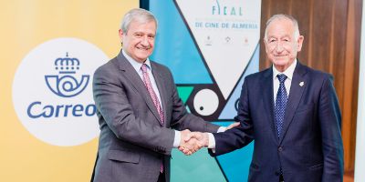 Los presidentes de Diputación y Correos han firmado el convenio de colaboración que llevará por todo el país la imagen del Festival