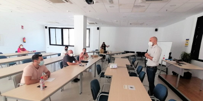 El curso, dentro de este programa de Diputación dirigido a los profesionales del audiovisual almeriense, se llevó a cabo en Civitas en una jornada teórica y en otro fin de semana durante una clase práctica